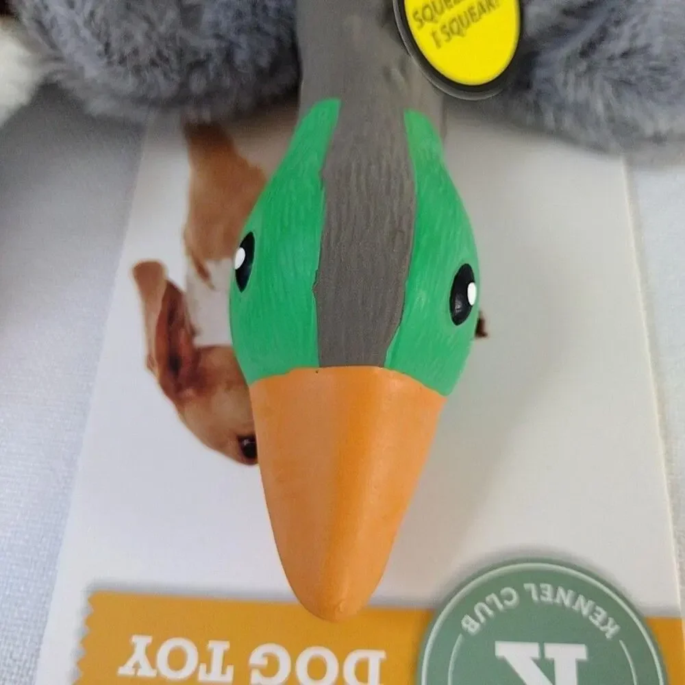 Kensington Kennel Club Duck & Fox Dog Toys S-M Plush Squeaky Set Pet Gift